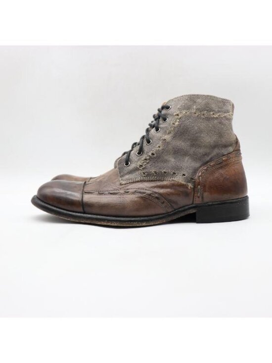 True Religion Chukka Style Men\'s Size 11 Leather Ankle Boots Brown Shoe Italy main image 11
